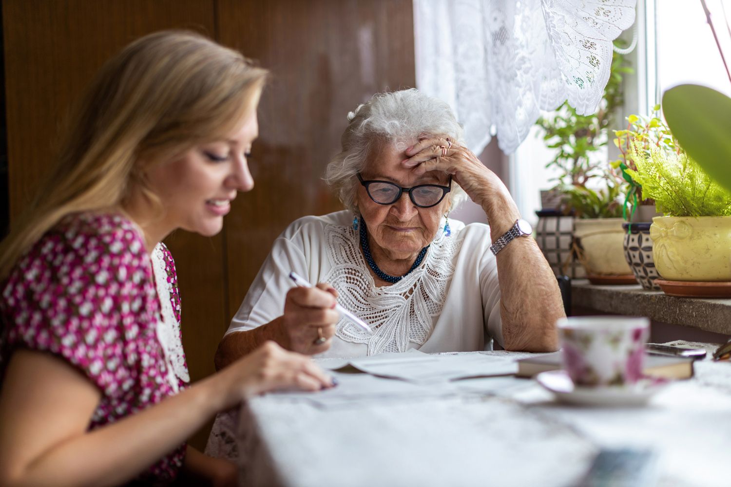 Elder care stock photo