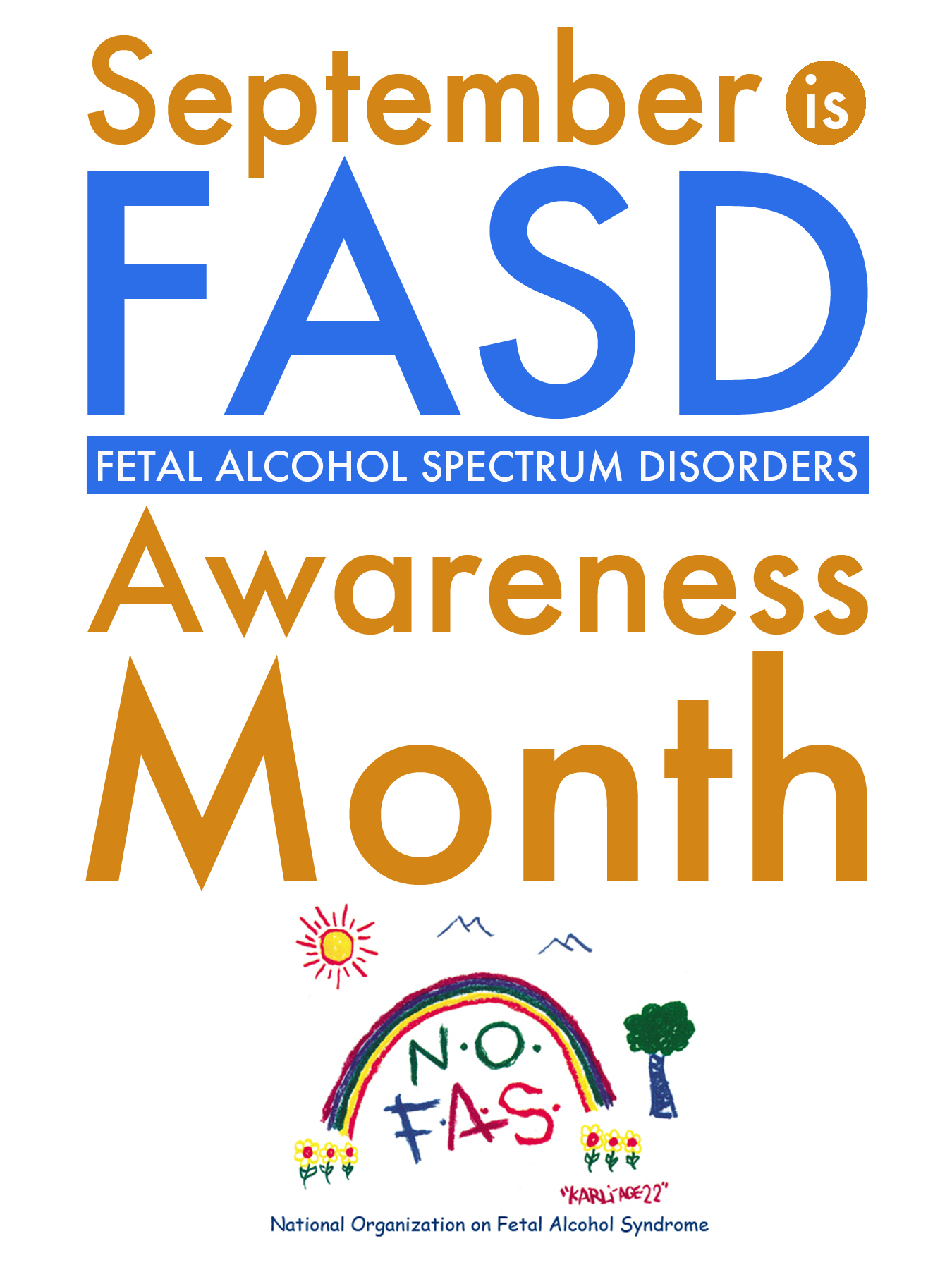 September Is Fetal Alcohol Spectrum Disorder Awareness Month