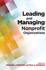 White Book Cover - Leading and Managing Nonprofit Organizations.