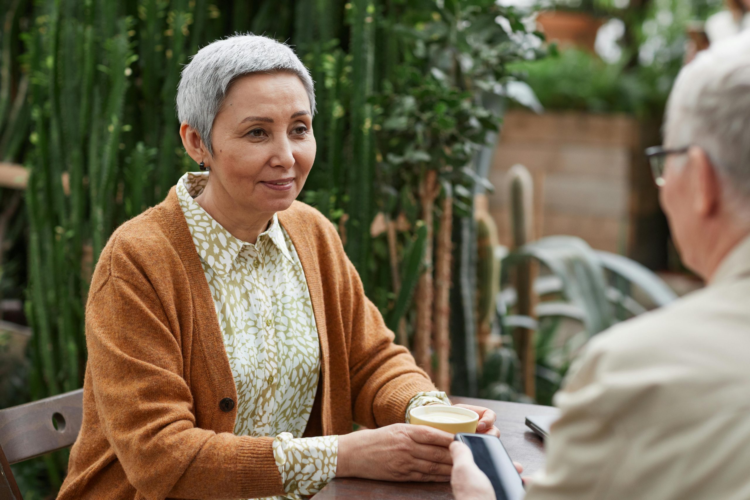 Older person stock photo