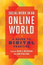 Orange and Yellow Book Cover - Social Work In An Online World: A Guide To Digital Practice